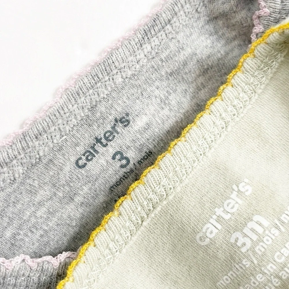 Carter's baby girls footies